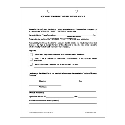 hipaa form