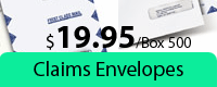 CMS Envelopes, HCFA Envelopes, Claims Envelopes, Insurance Envelopes