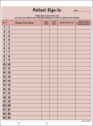 patient sign in sheets vatoz atozdevelopment co